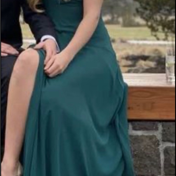 Emerald Green Lulus Dress - Picture 3 of 5